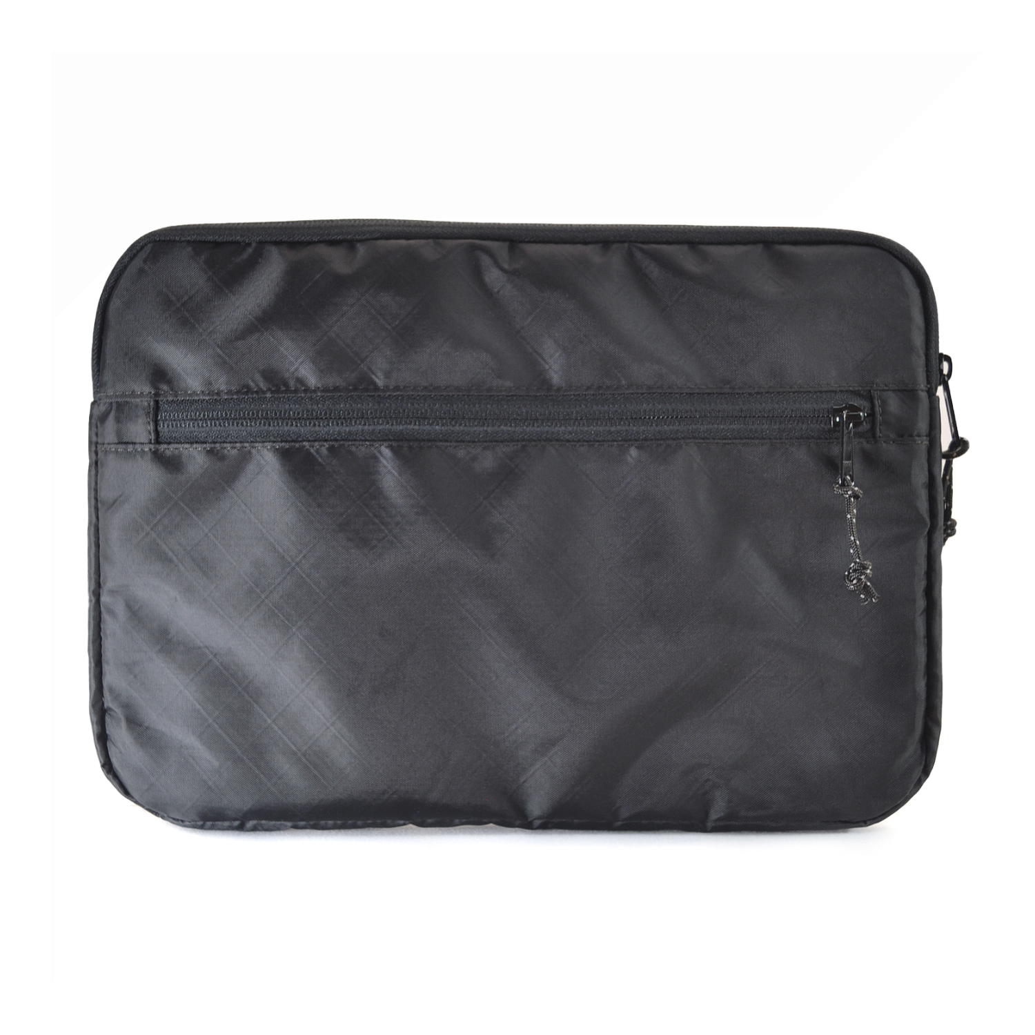 Flowfold Ally Laptop Case &amp; water repellent recycled laptop sleeve made in USA, recycled jet black